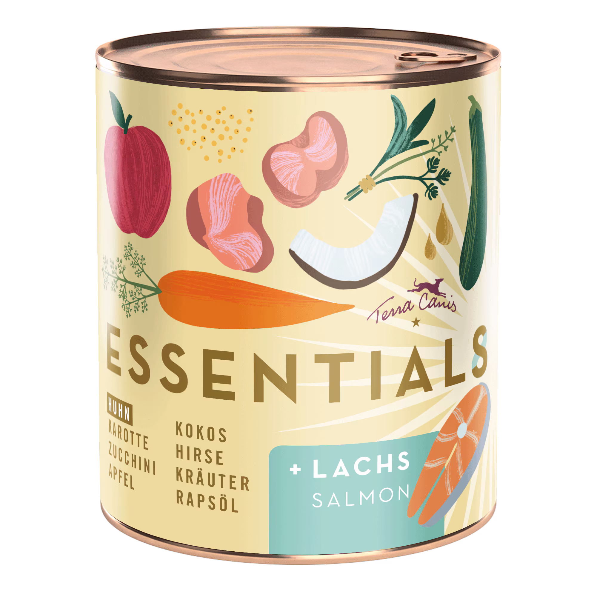 Huhn und Lachs