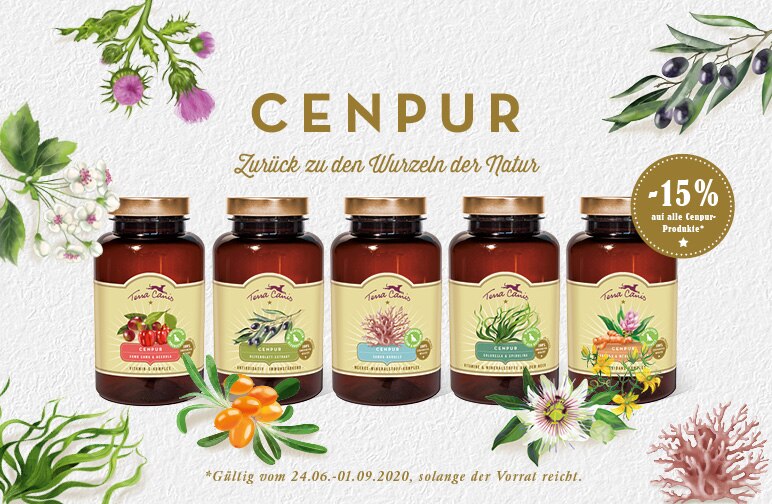 15% Rabatt auf alle Cenpur-Produkte
