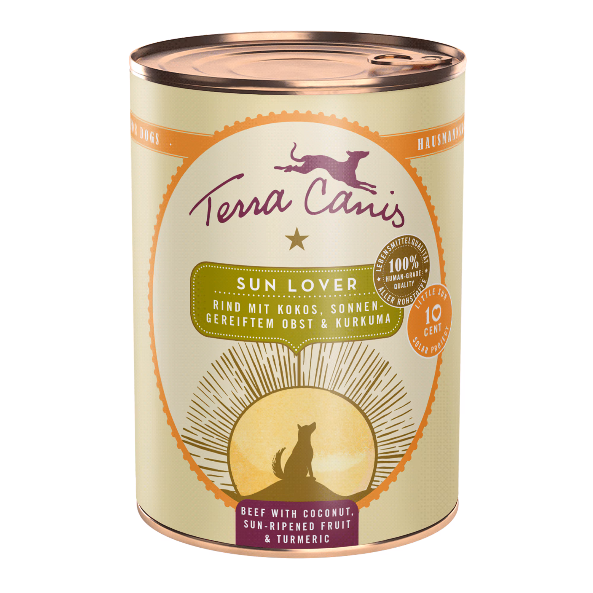 Sun Lover – Manzo con cocco, frutta maturata al sole e curcuma Sun Lover – Manzo con cocco, frutta maturata al sole e curcuma