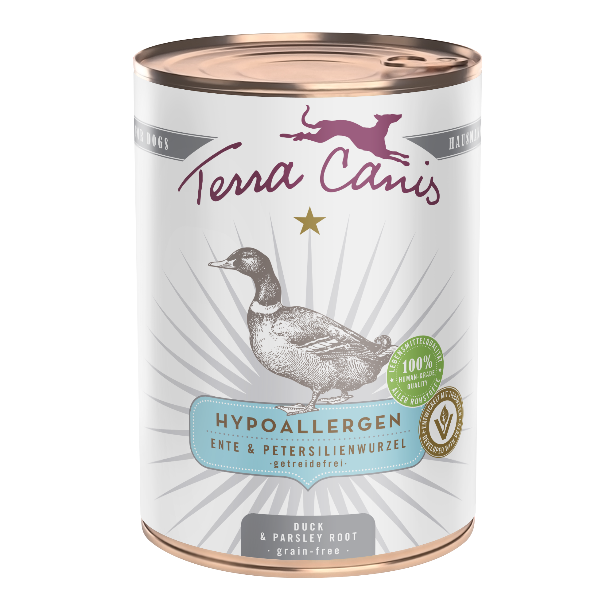 Terra Canis Hypoallergen | Ente mit Petersilienwurzel 400g