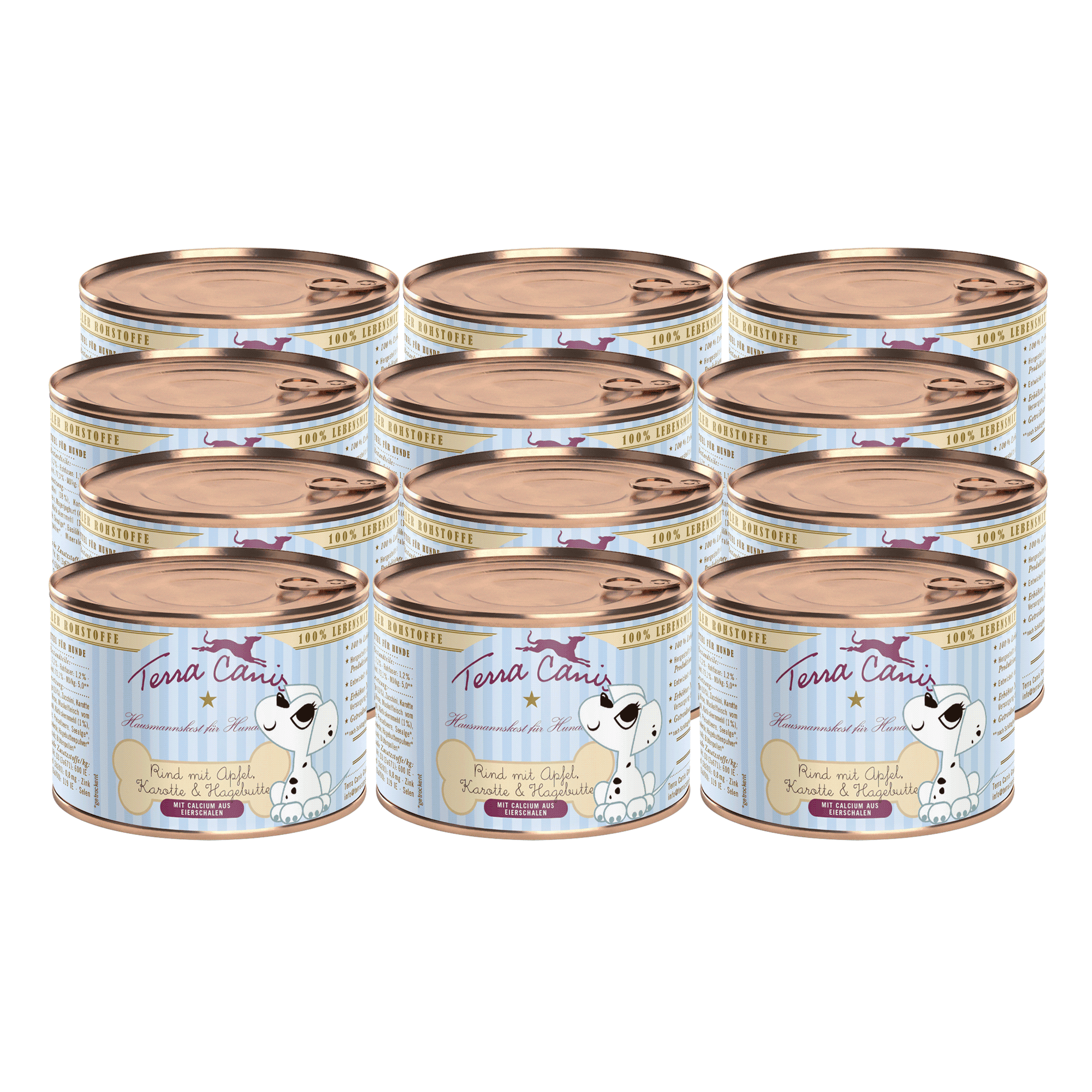 Terra Canis Welpe | Rind mit Apfel, Karotte und Hagebutte  400g