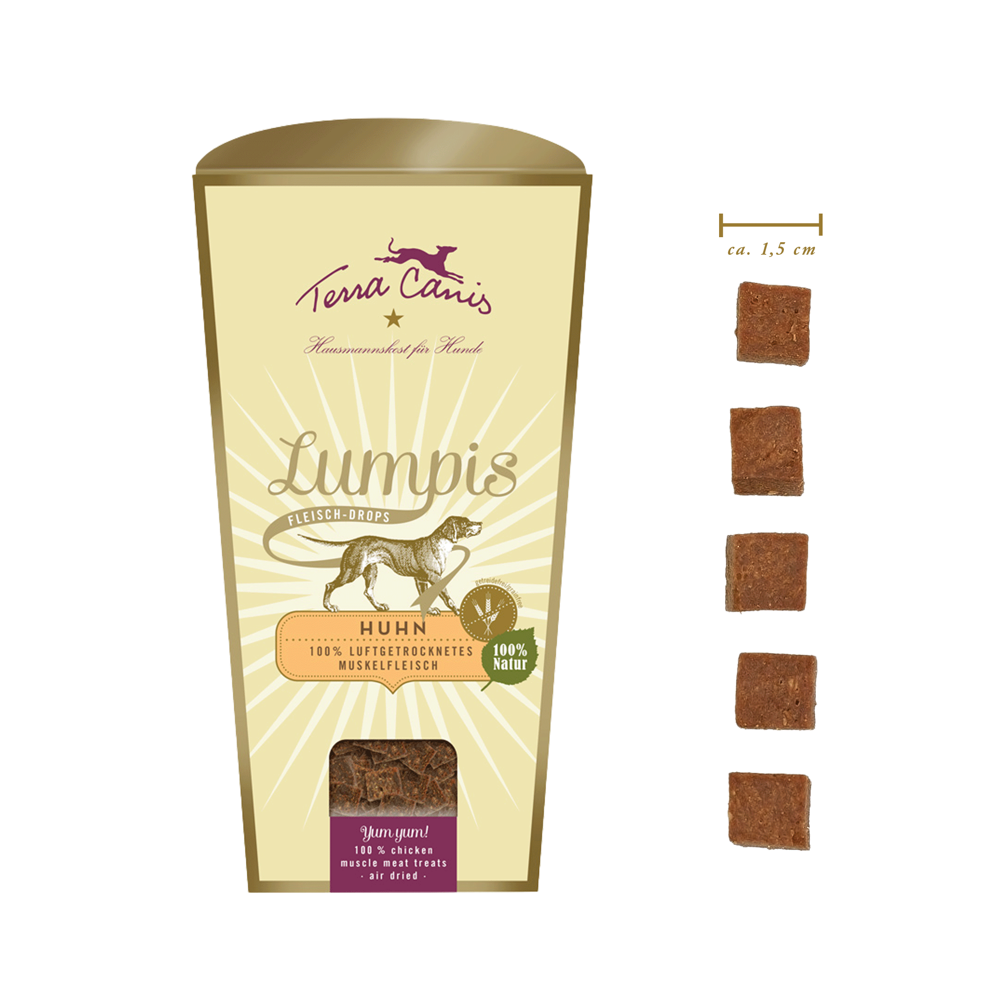 Terra Canis | LUMPIS: luftgetrocknetes Muskelfleisch Huhn