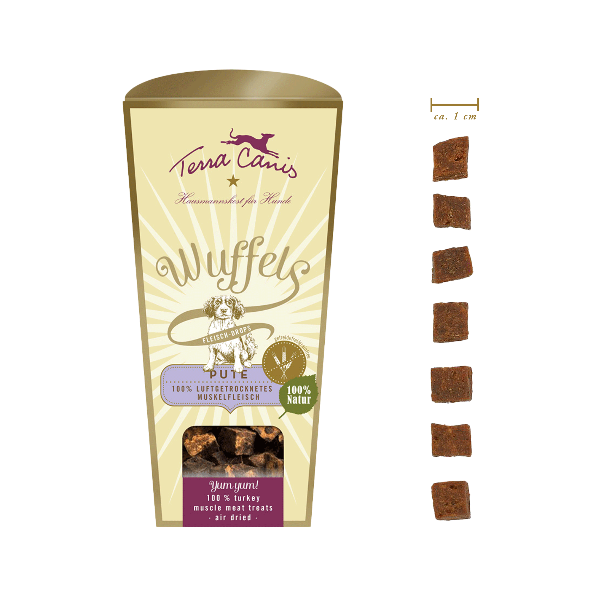 Terra Canis | WUFFELS: Luftgetrocknetes Muskelfleisch Pute