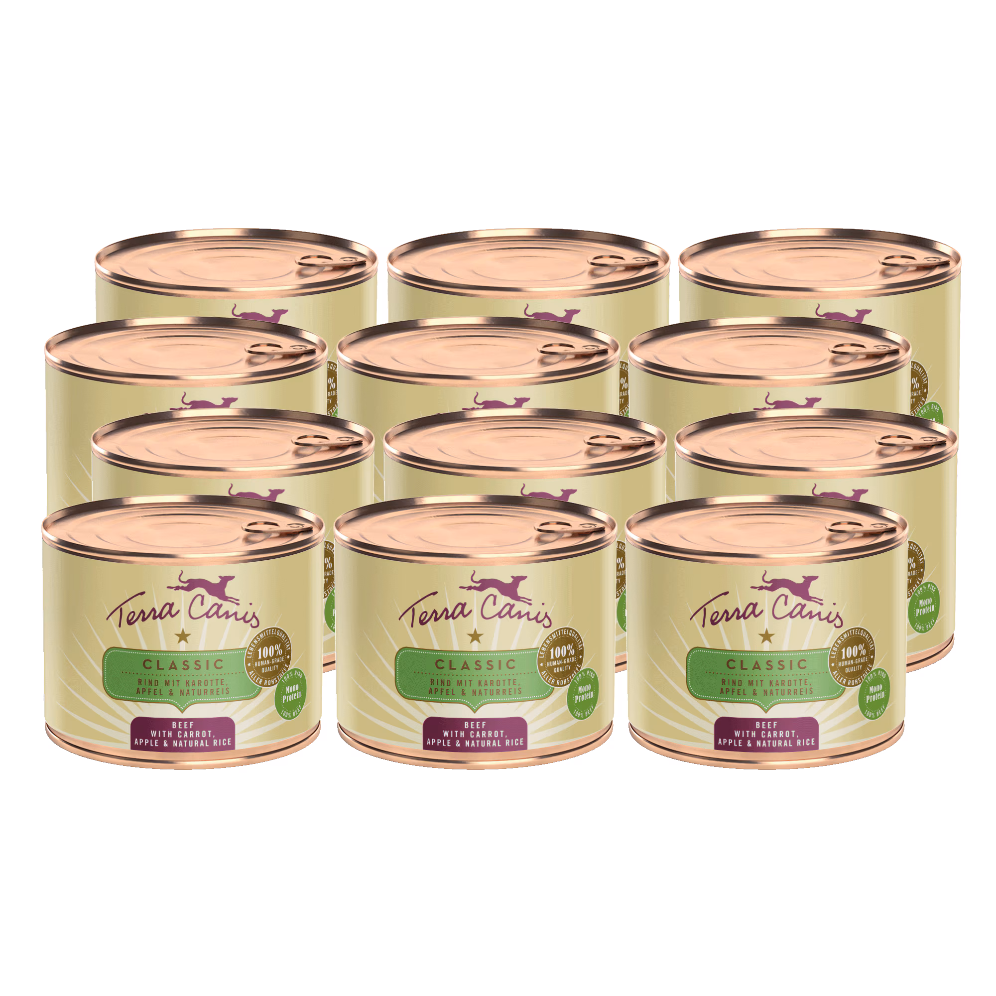 Buey con zanahoria, manzana y arroz integral Buey con zanahoria, manzana y arroz integral