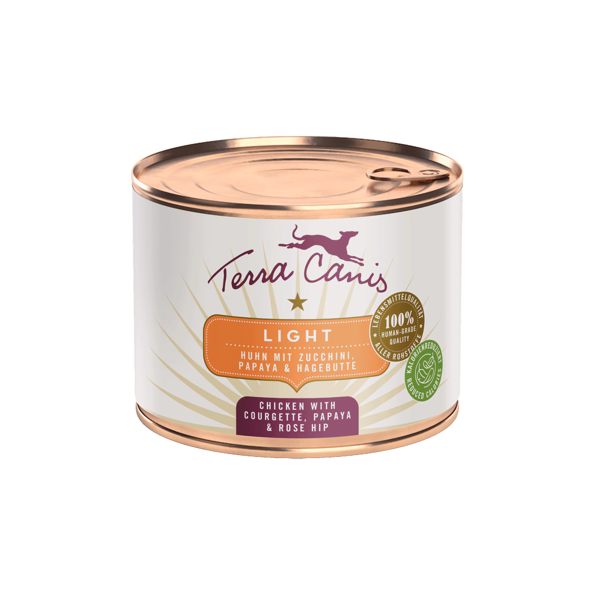 Huhn mit Zucchini, Papaya und Hagebutte