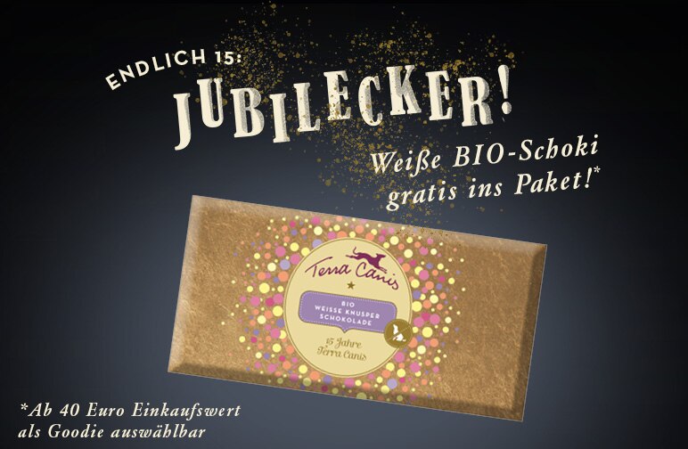Unsere Jubiläumsschokolade