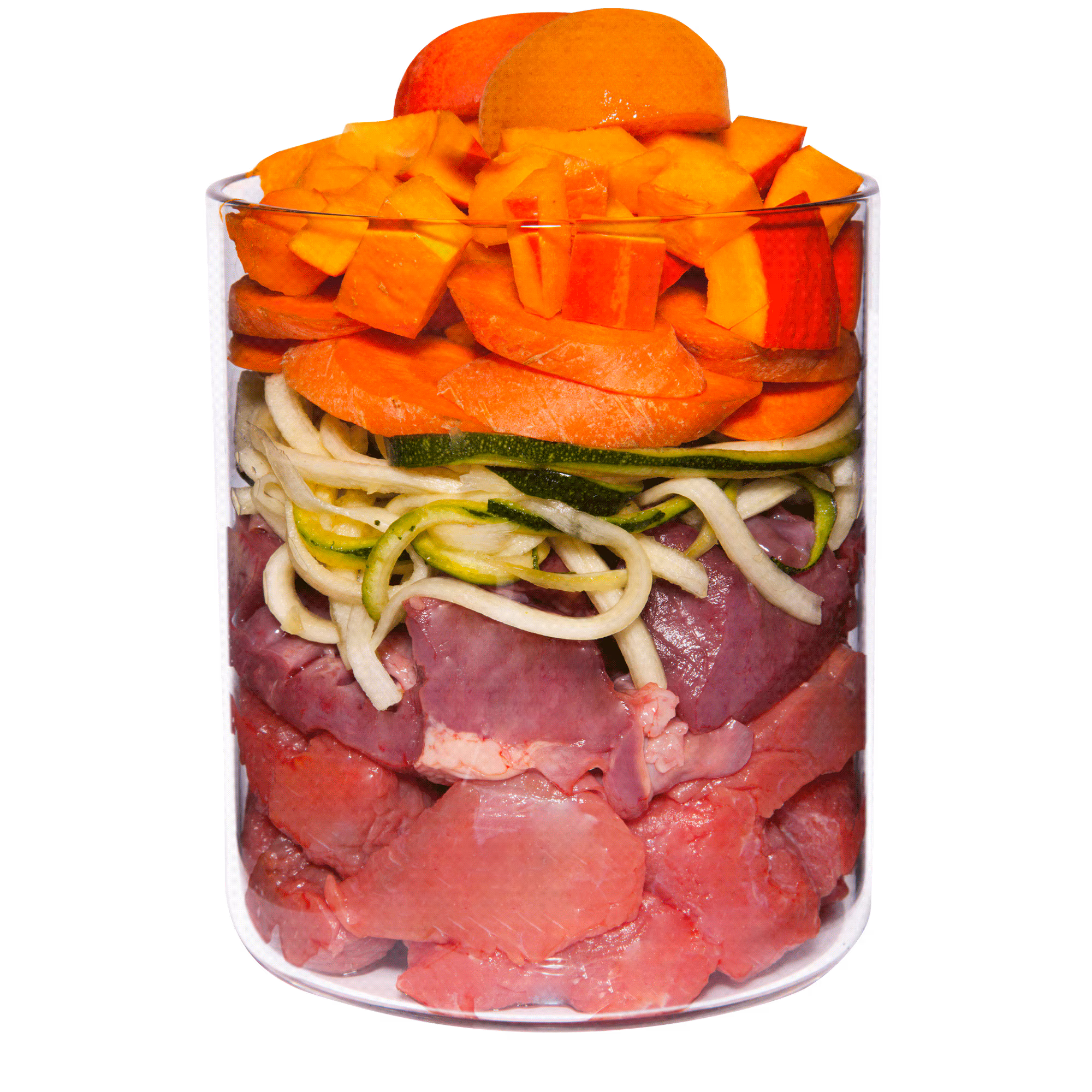 Kaninchen mit Zucchini, Aprikose und Bohnenkraut