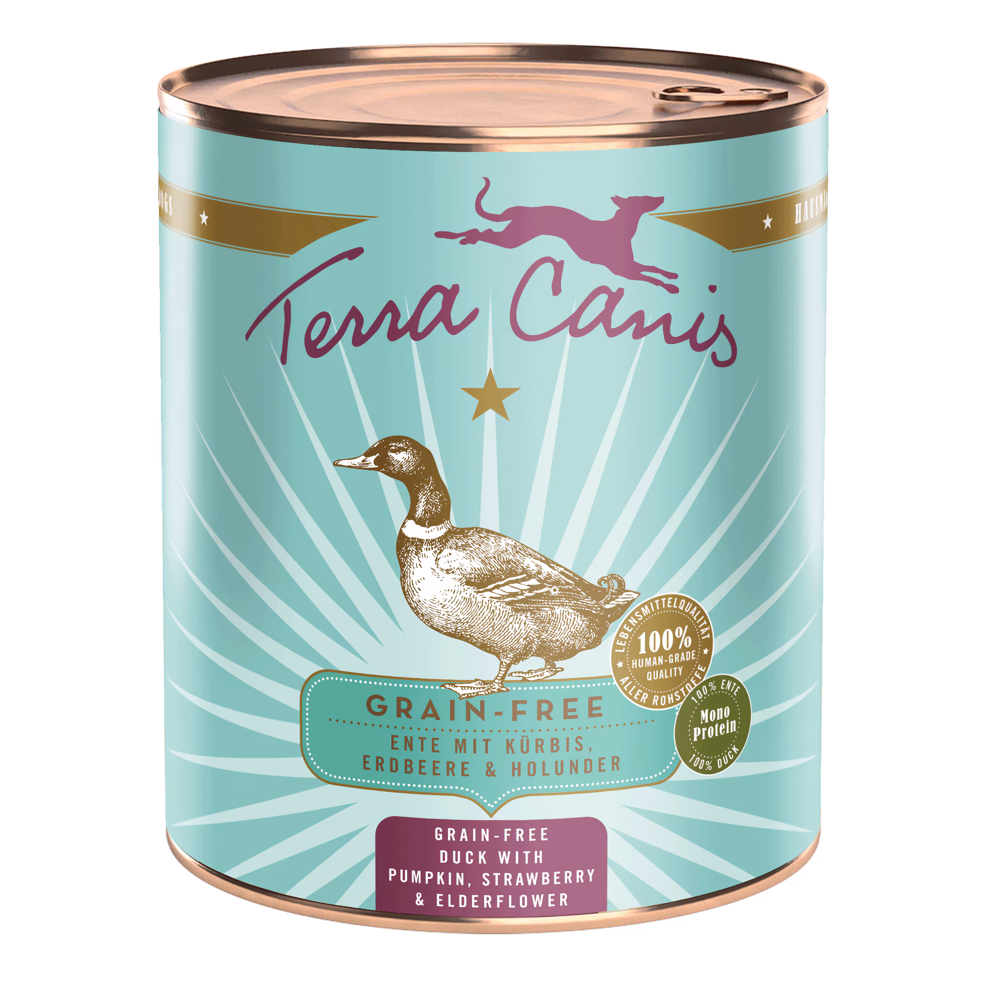 Ente mit Kürbis, Erdbeere und Holunder 