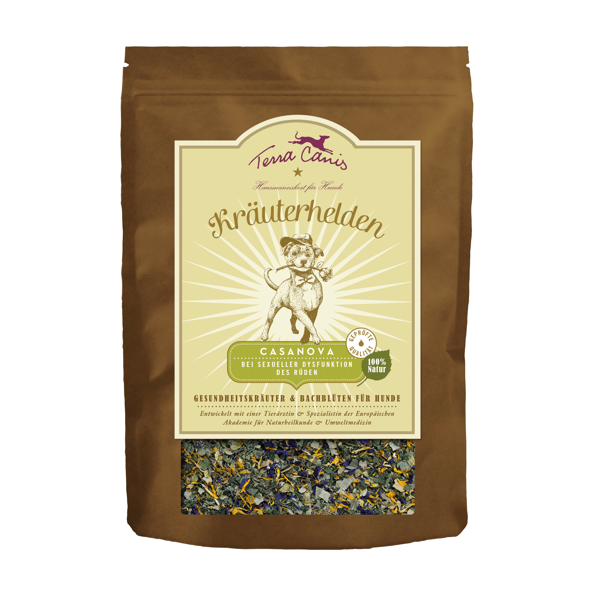 Terra Canis Kräuterhelden | Casanova – für sexuelle Ausgeglichenheit bei Rüden