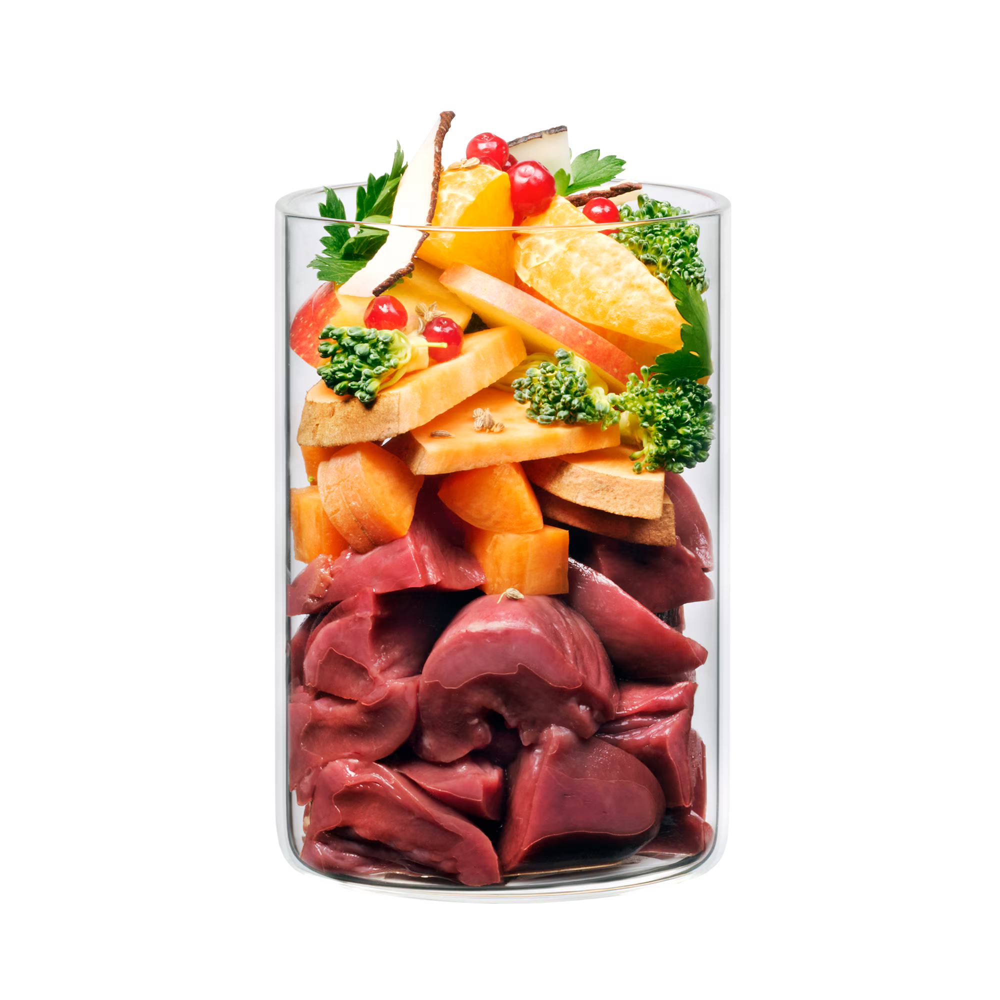 Wintersymphonie - Gans mit Süßkartoffel, Winterobst und Kokos Wintersymphonie - Gans mit Süßkartoffel, Winterobst und Kokos