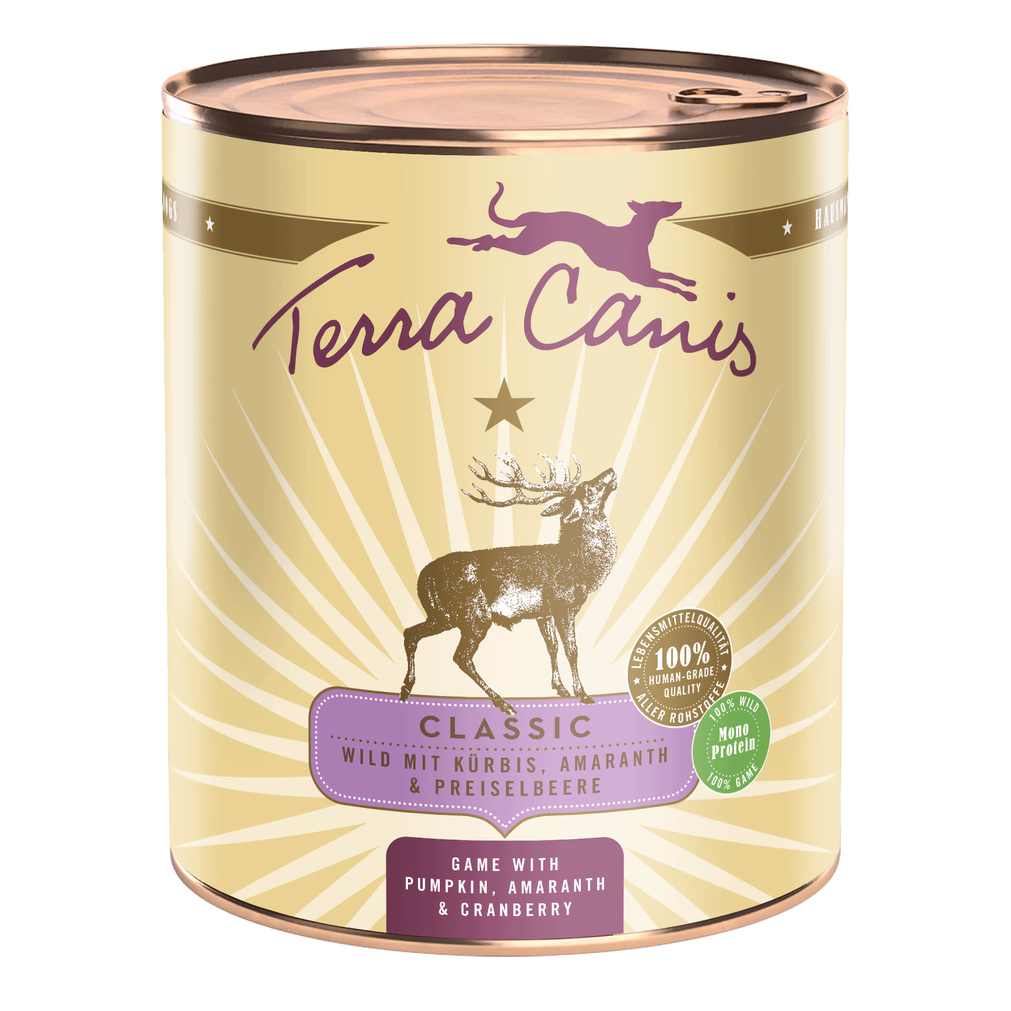 Wild mit Kürbis, Amaranth und Preiselbeere