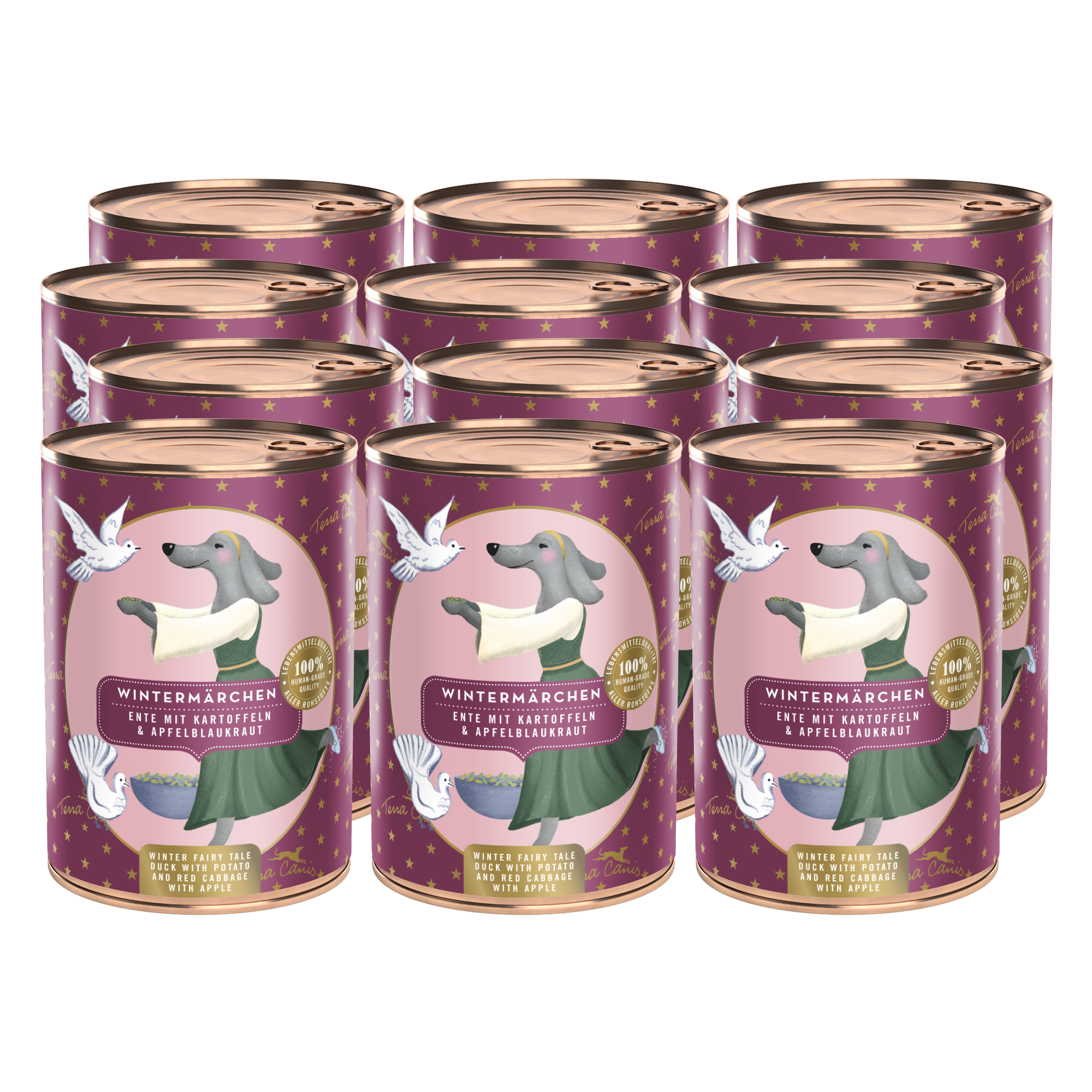 Wintermärchen - Ente mit Kartoffel und Apfelrotkohl