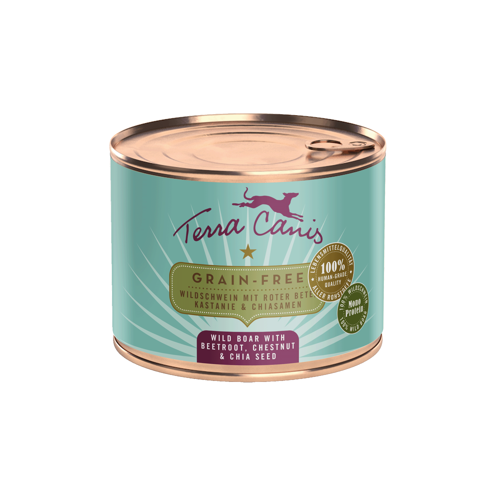 Terra Canis Getreidefrei | Wildschwein mit Roter Bete, Kastanie und Chiasamen 200g