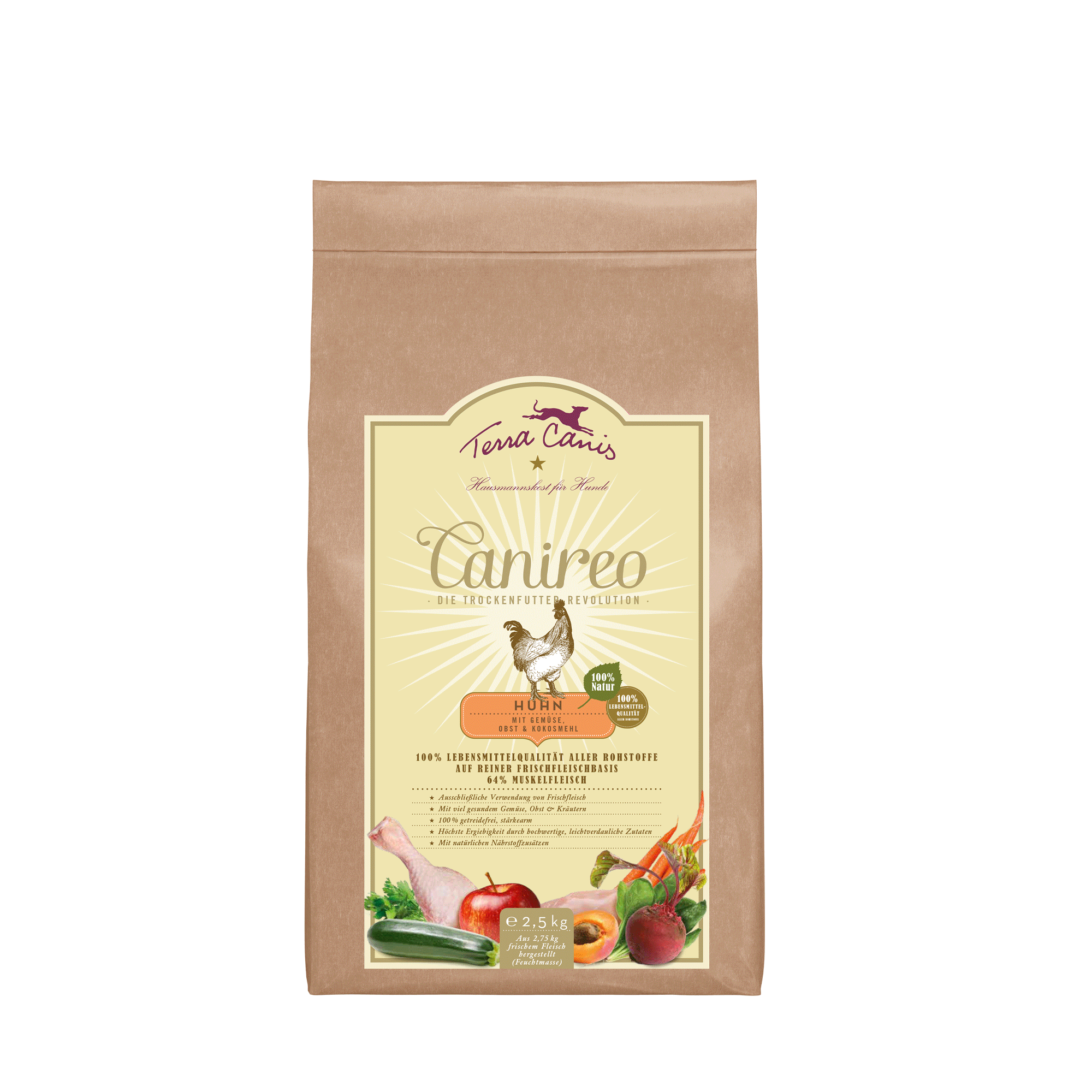 Terra Canis Canireo | Trockenfutter – Huhn 2,5kg