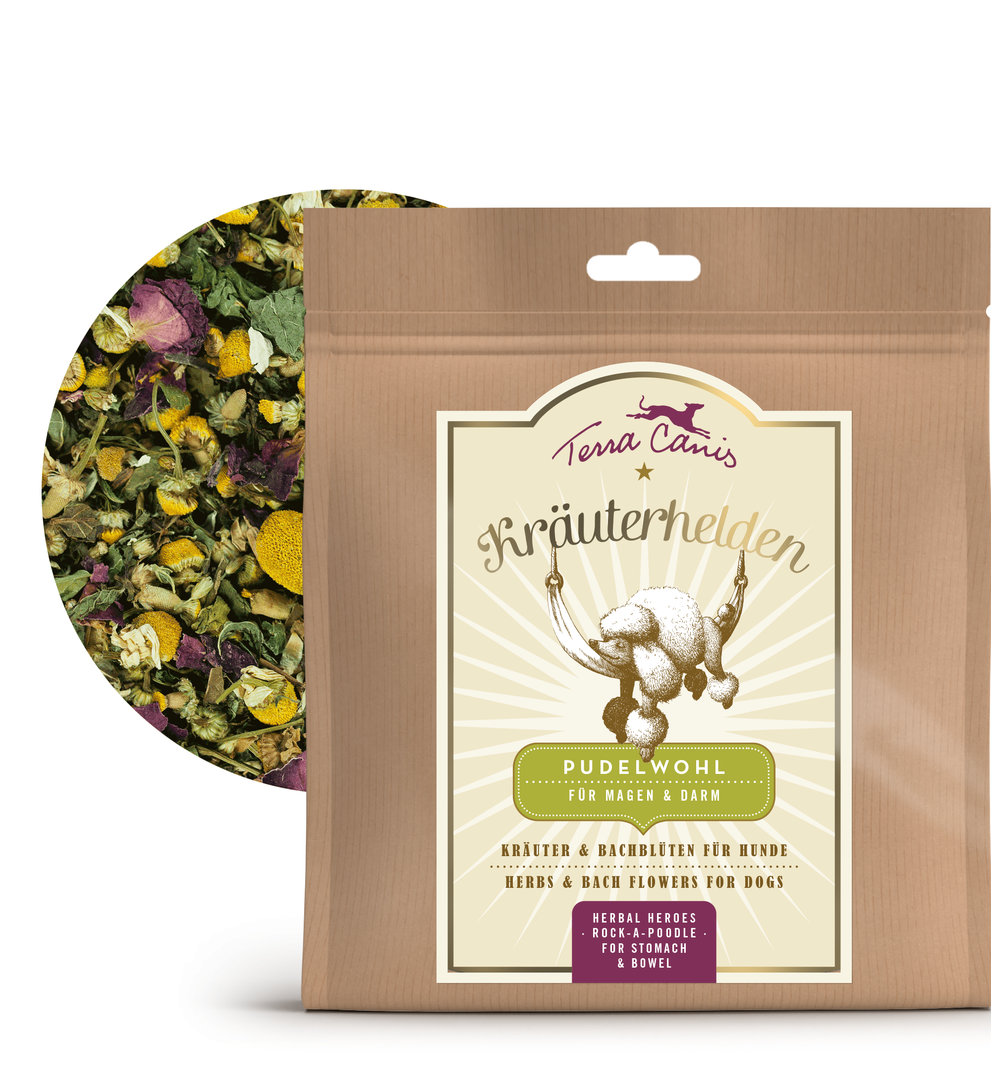 HERBAL HEROES – Rock-a-Poodle per lo stomaco e l’intestino