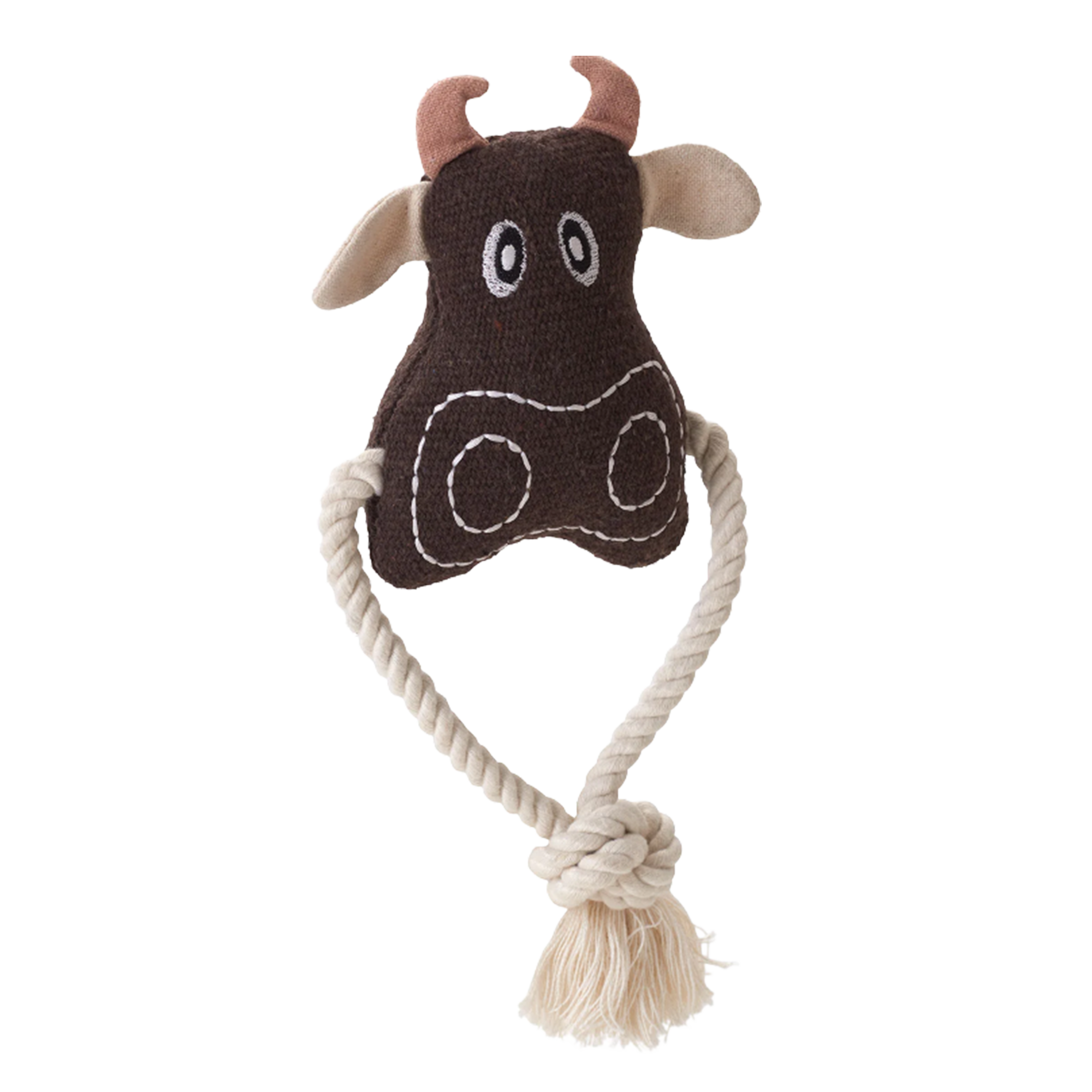 Gioco per cani NEBRASKA Animali della fattoria con corda, mucca