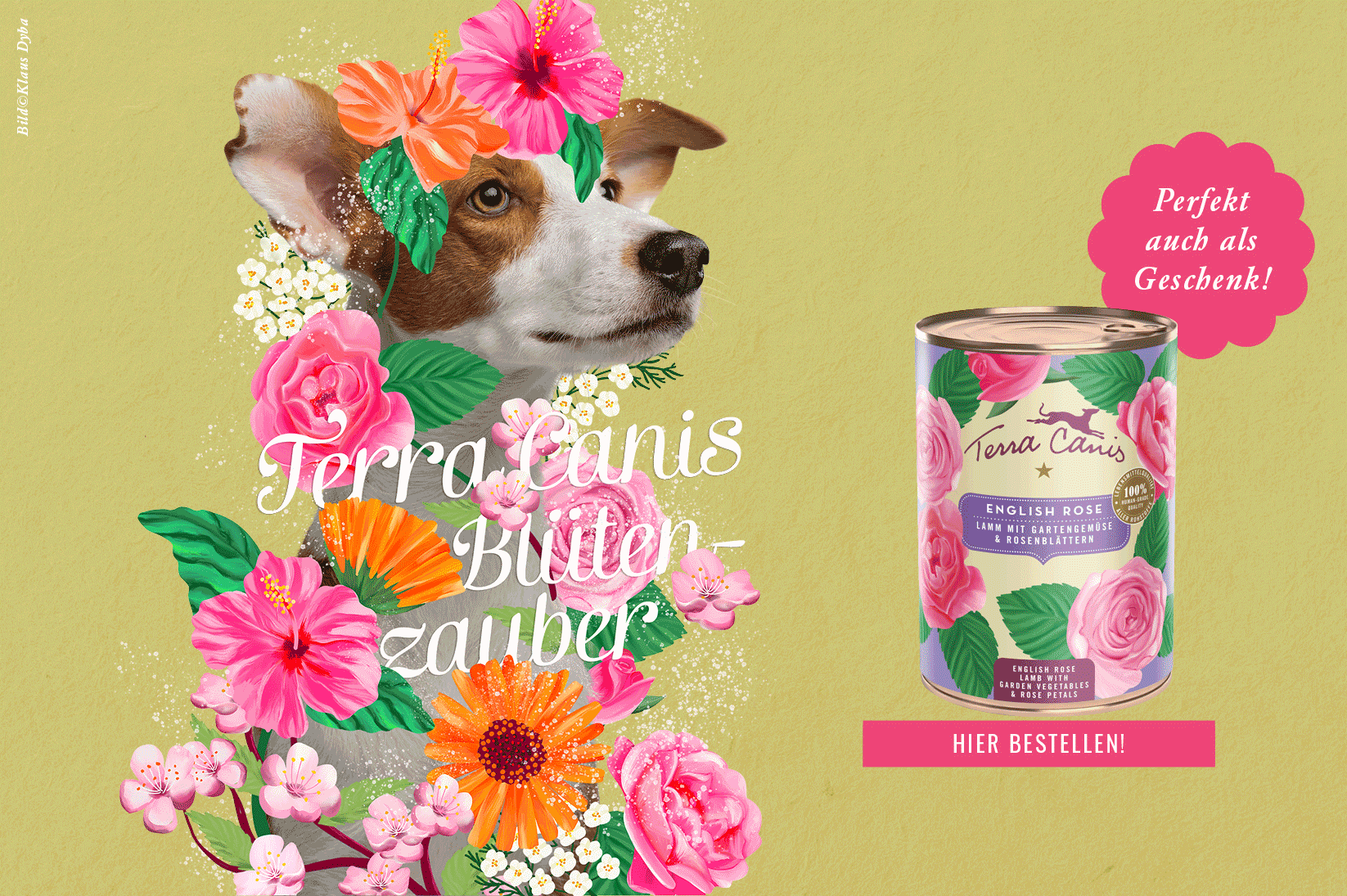 Hundefutter Flower Menues
