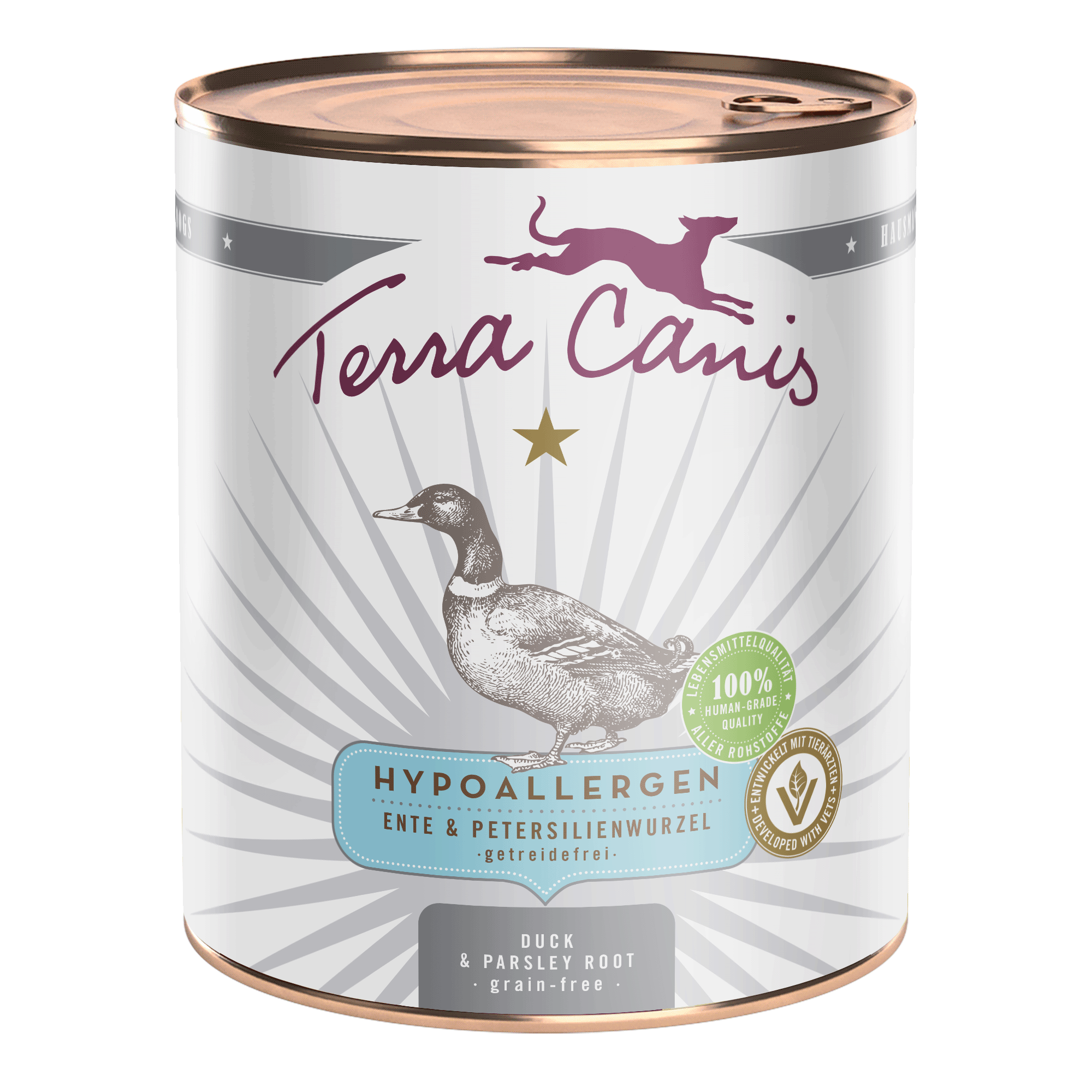 Terra Canis Hypoallergen | Ente mit Petersilienwurzel 800g