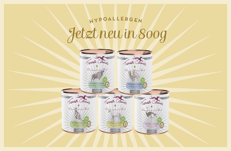 Hypoallergen in 800-Gramm-Dosen