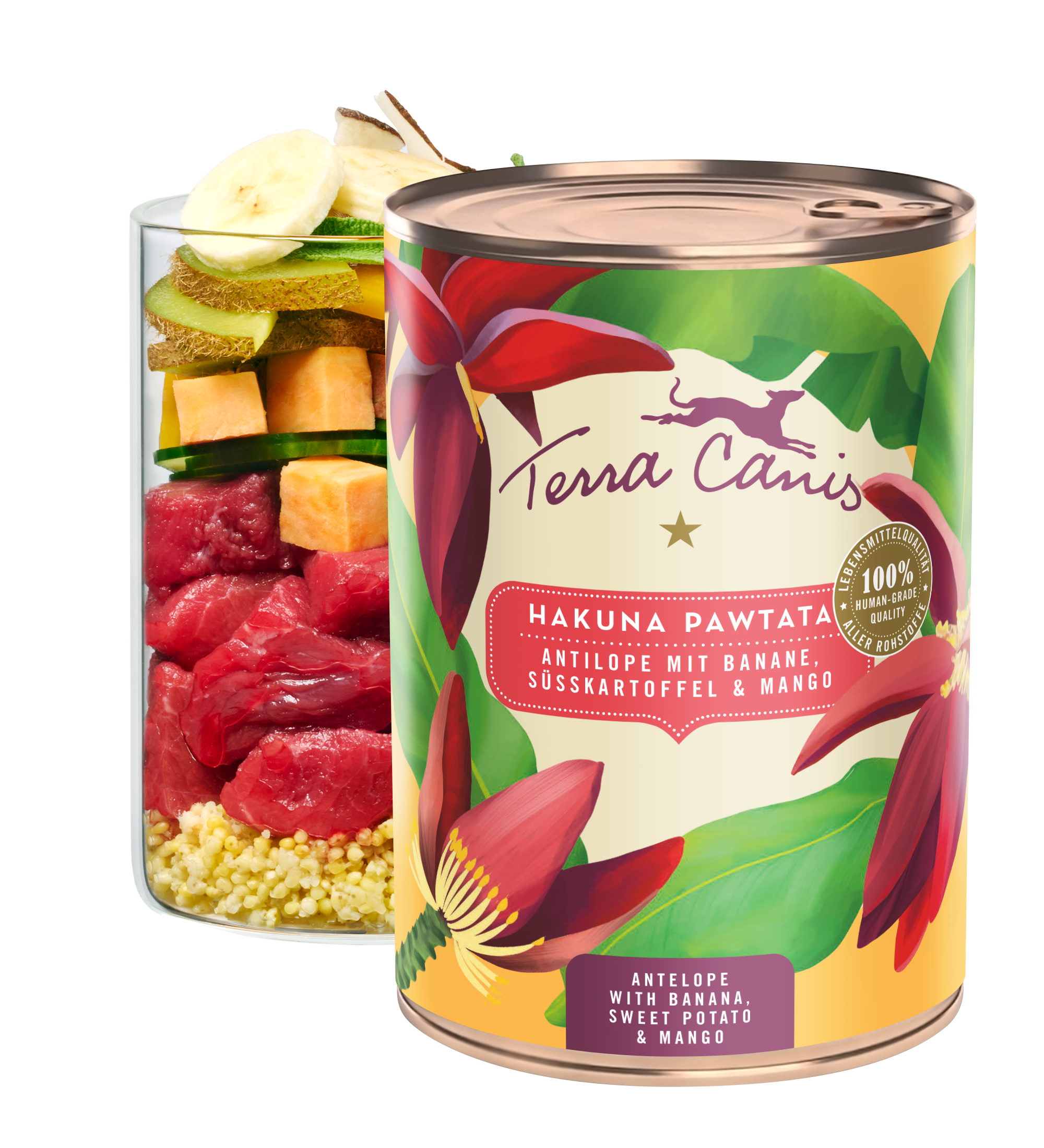Hakuna Pawtata – Antilope con Banana, Patata Dolce e Mango