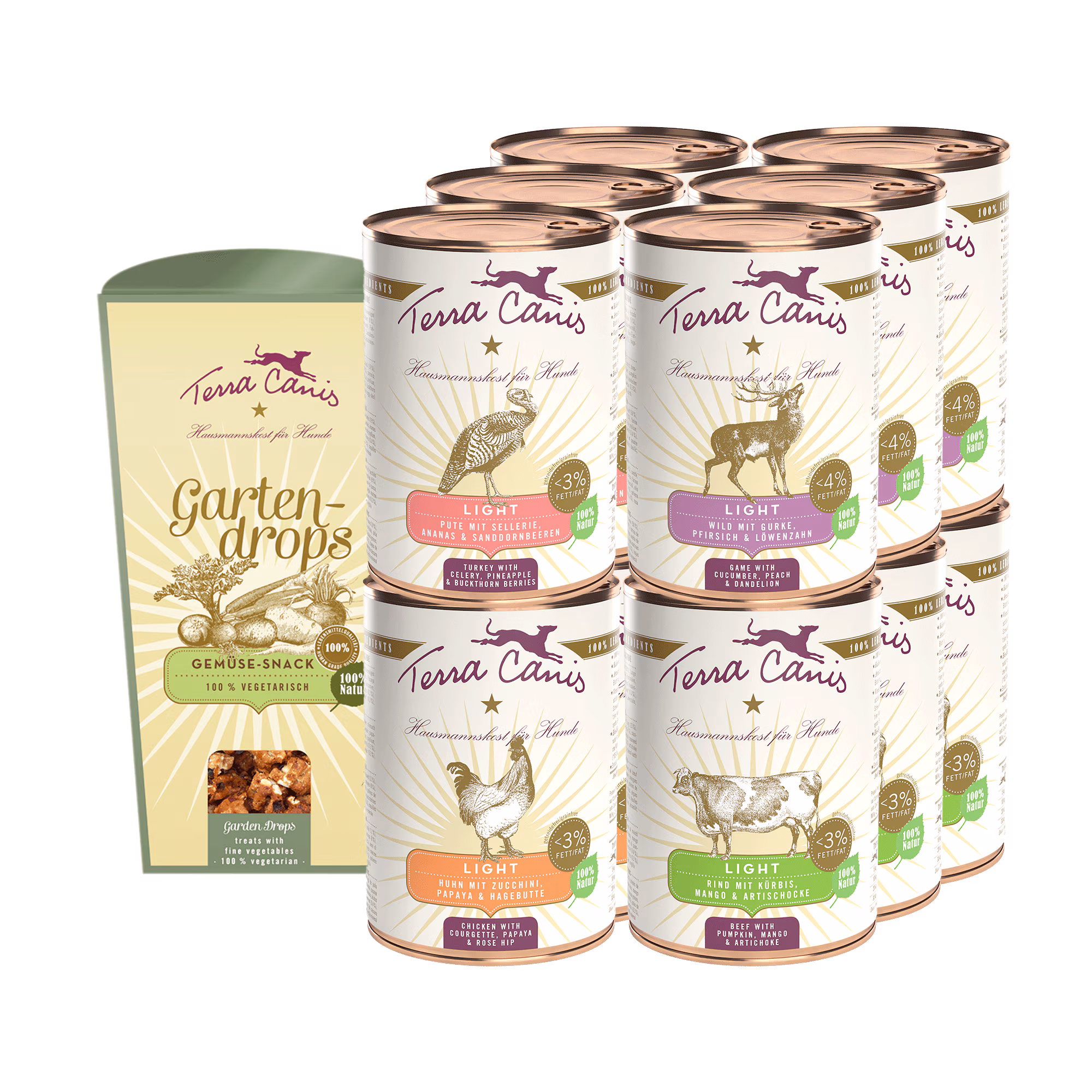 Paquete gourmet M - 12x 400g
