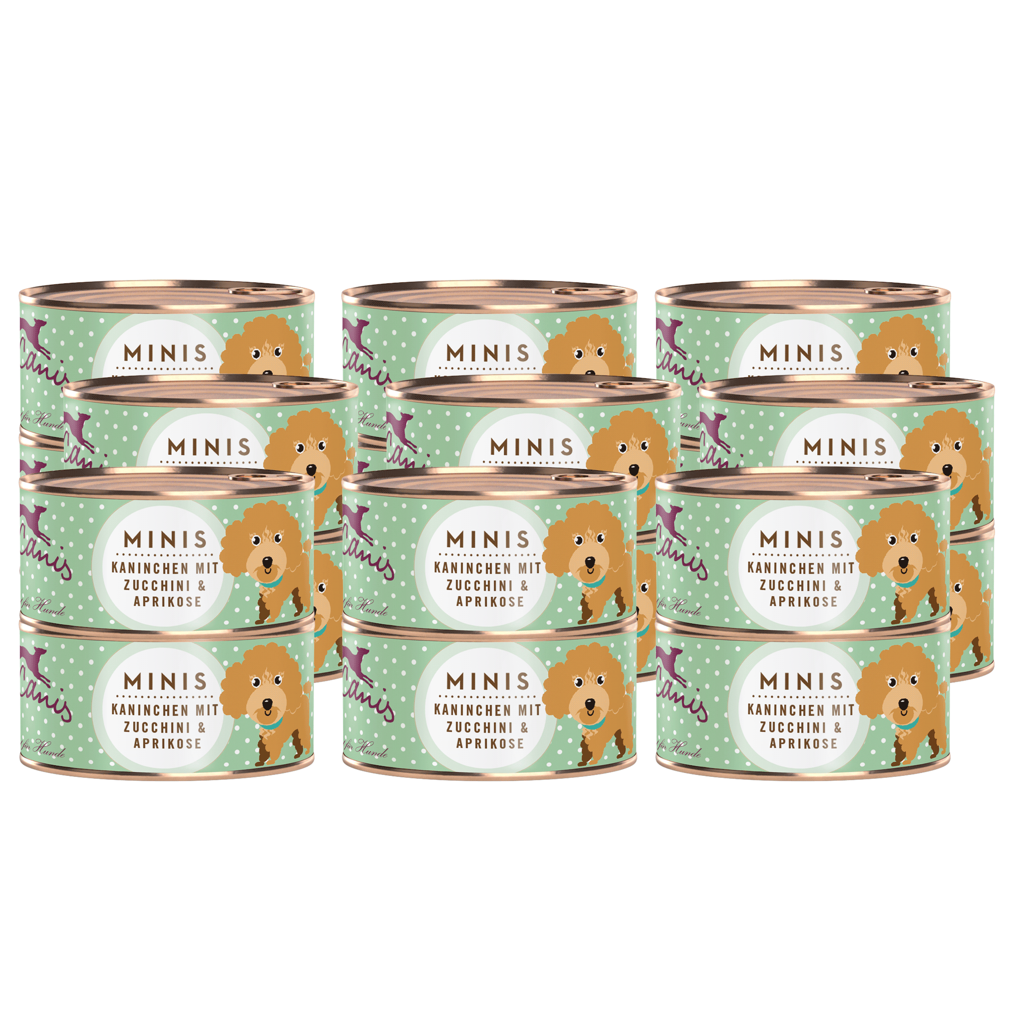 Terra Canis Minis | Kaninchen mit Zucchini und Aprikose 18x 100g