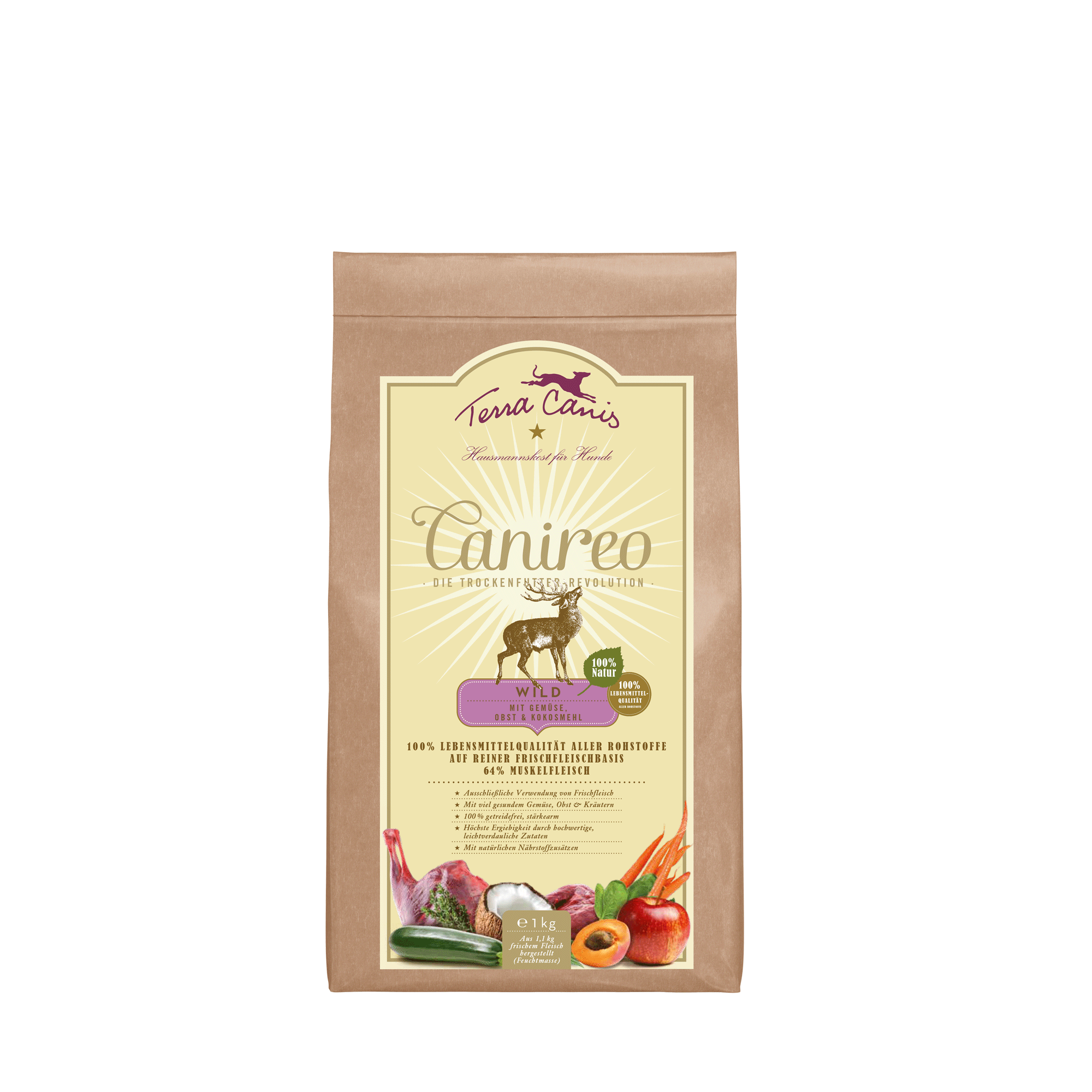 Terra Canis Canireo | Trockenfutter – Wild 1kg