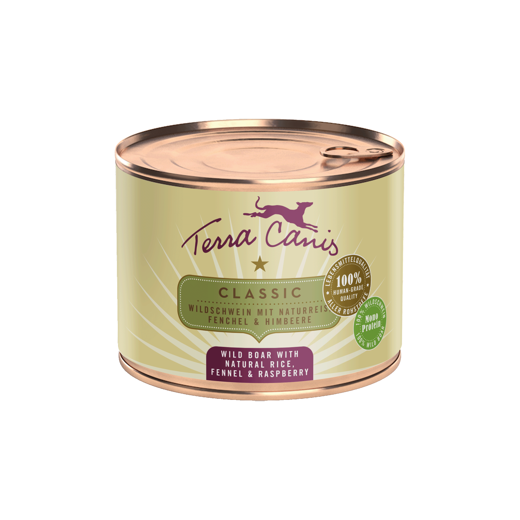 Terra Canis Classic | Wildschwein mit Naturreis, Fenchel und Himbeere 200g