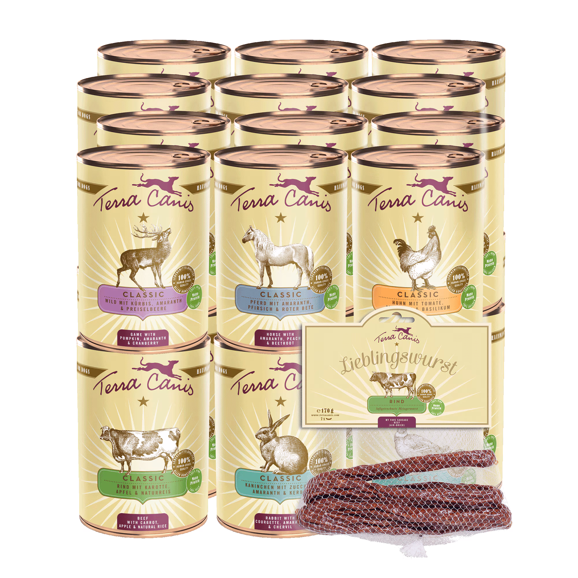 Paquete gourmet L - 24x 400g