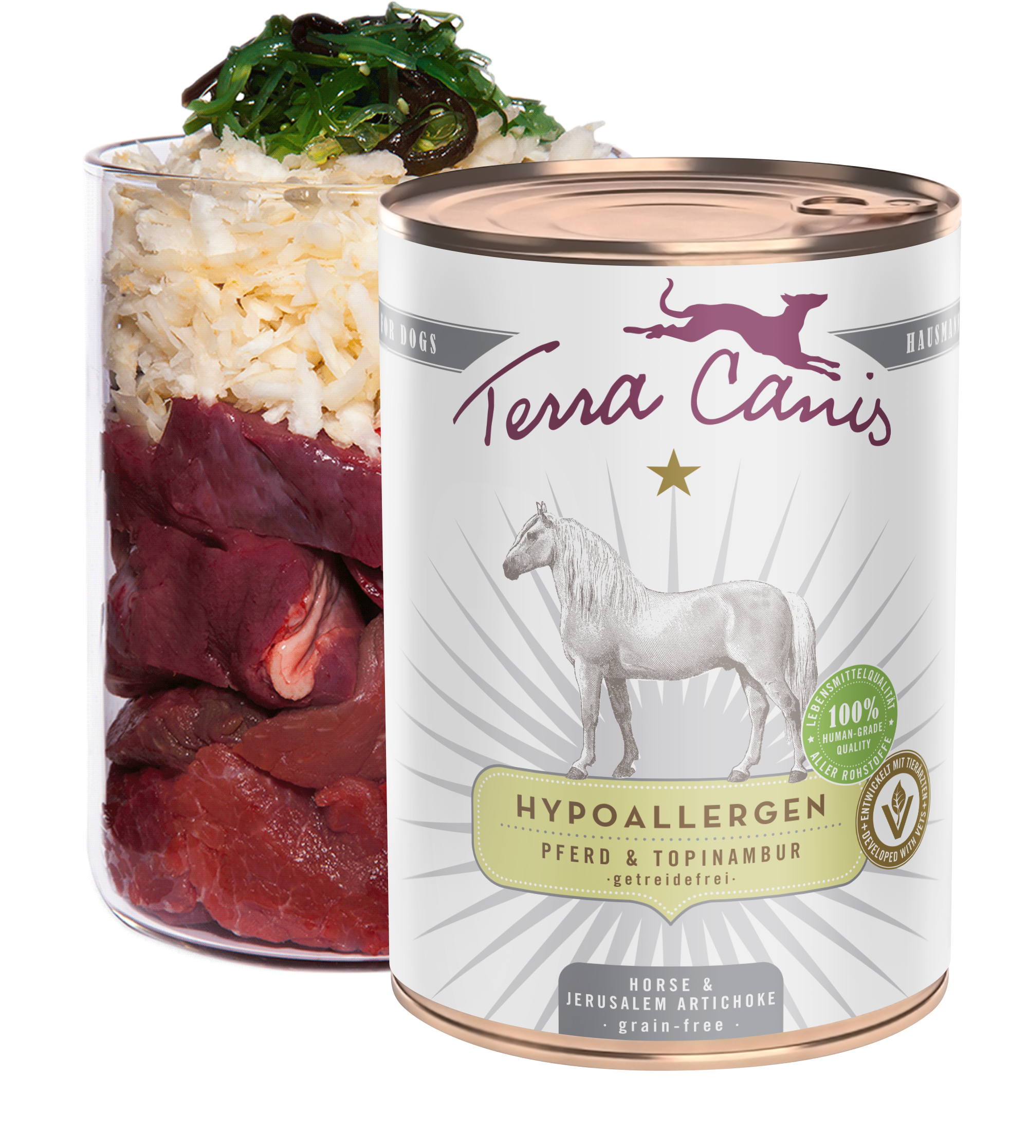 Cavallo con topinambur