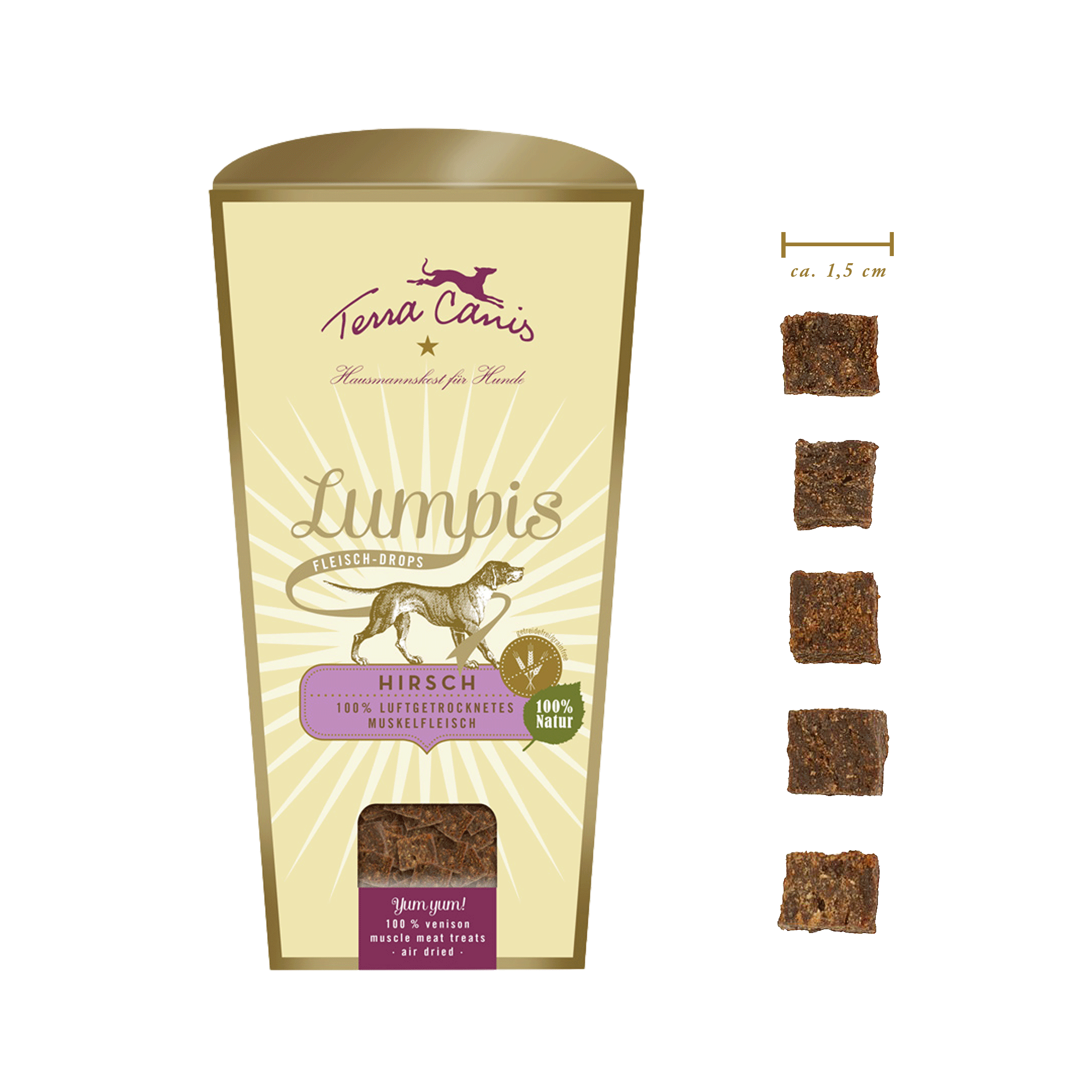 Terra Canis | LUMPIS: luftgetrocknetes Muskelfleisch Wild