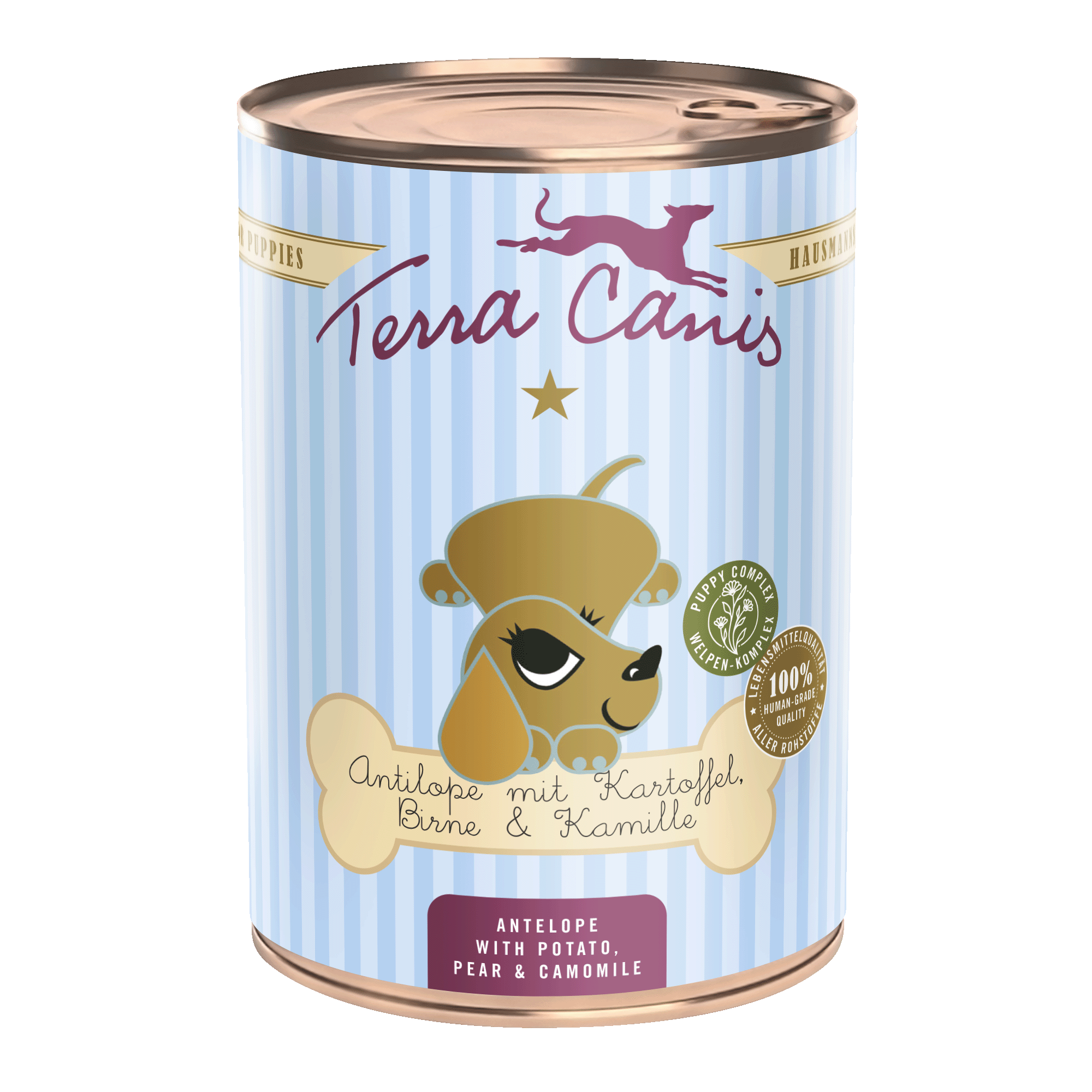 Terra Canis Puppy Antelope with potato, pear, chestnut and camomile