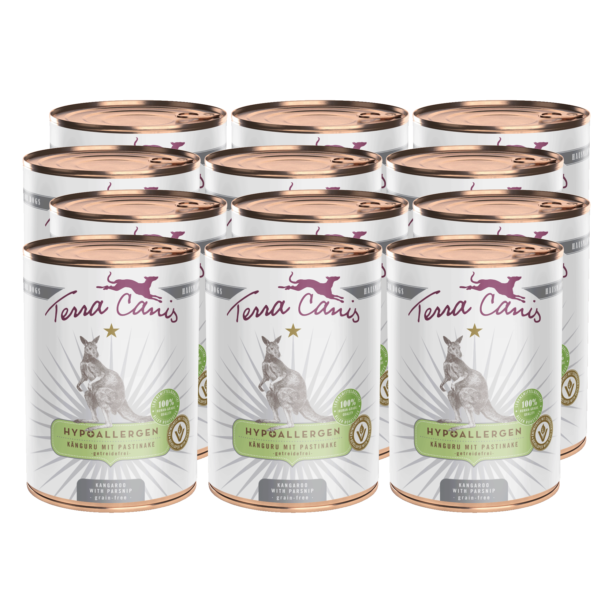 Terra Canis Hypoallergen | Känguru mit Pastinake 12x 400g