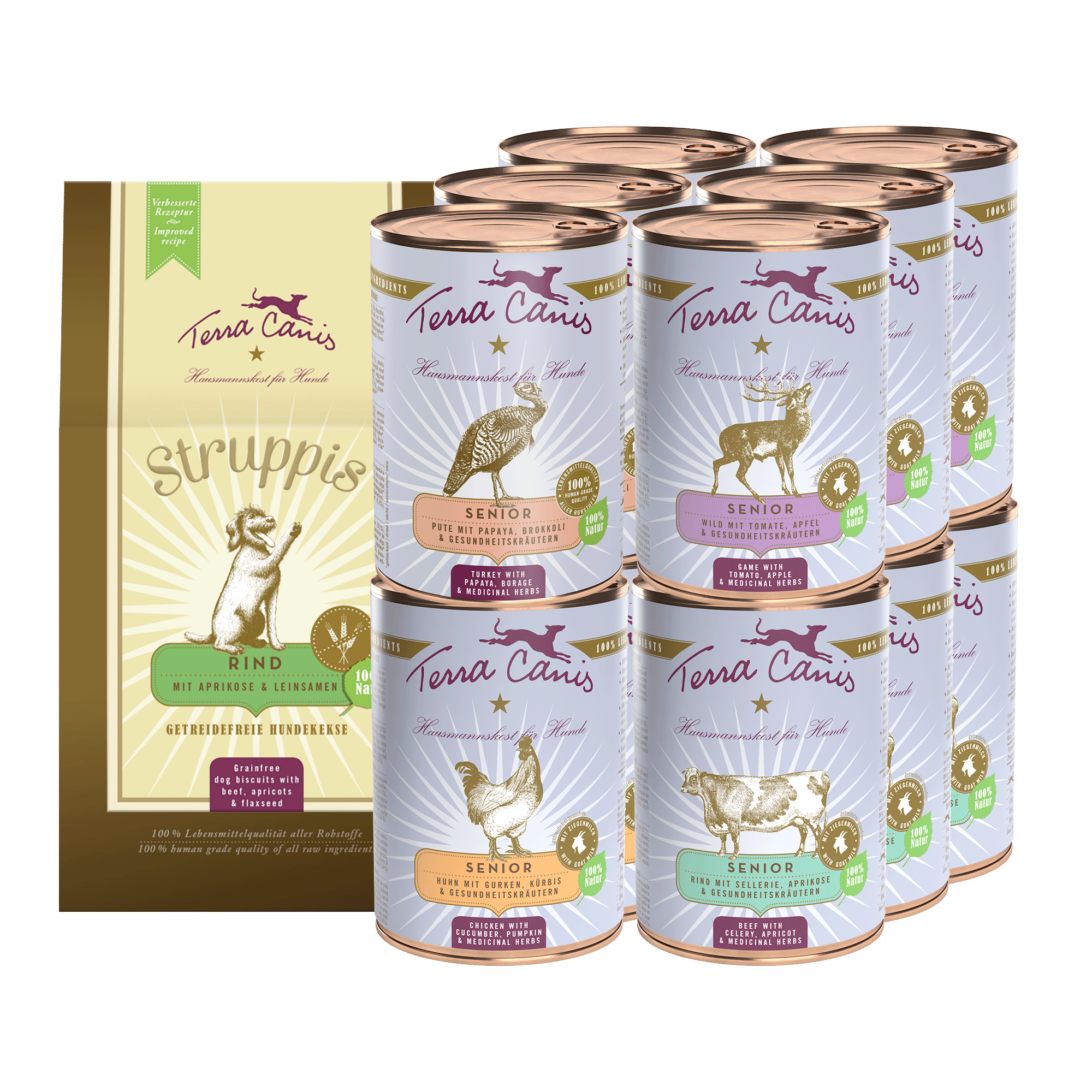 Terra Canis Senior | Gourmetpaket M, 12x 400g