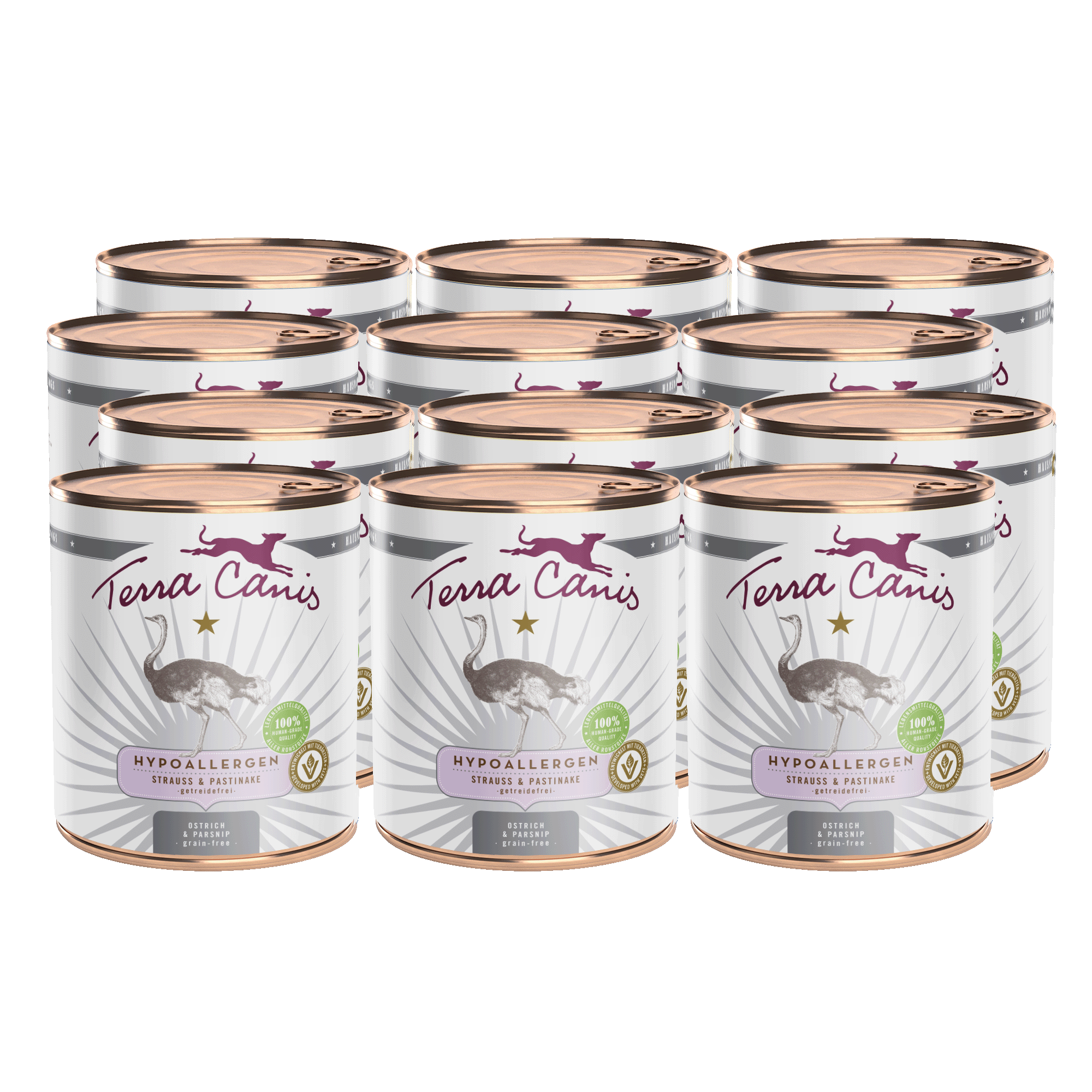 Terra Canis Hypoallergenic Ostrich with parsnip