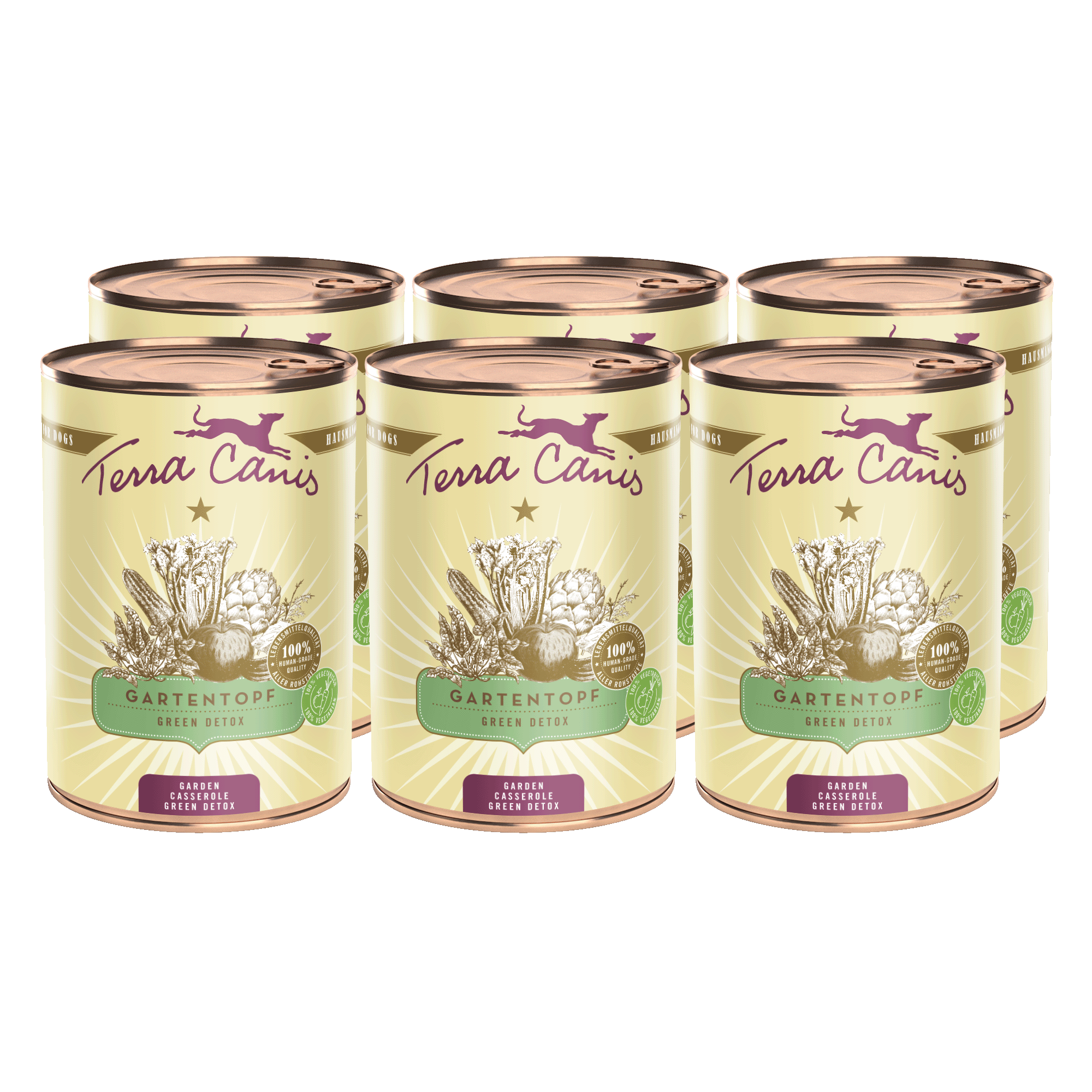 Terra Canis Gartentopf | Green Detox 6x 400g