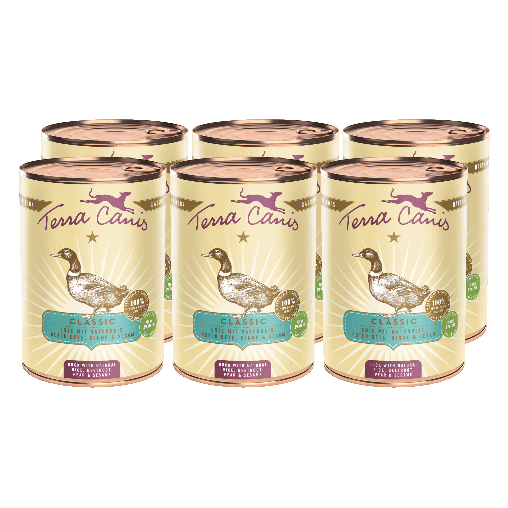 Ente mit Naturreis, Roter Bete, Birne und Sesam