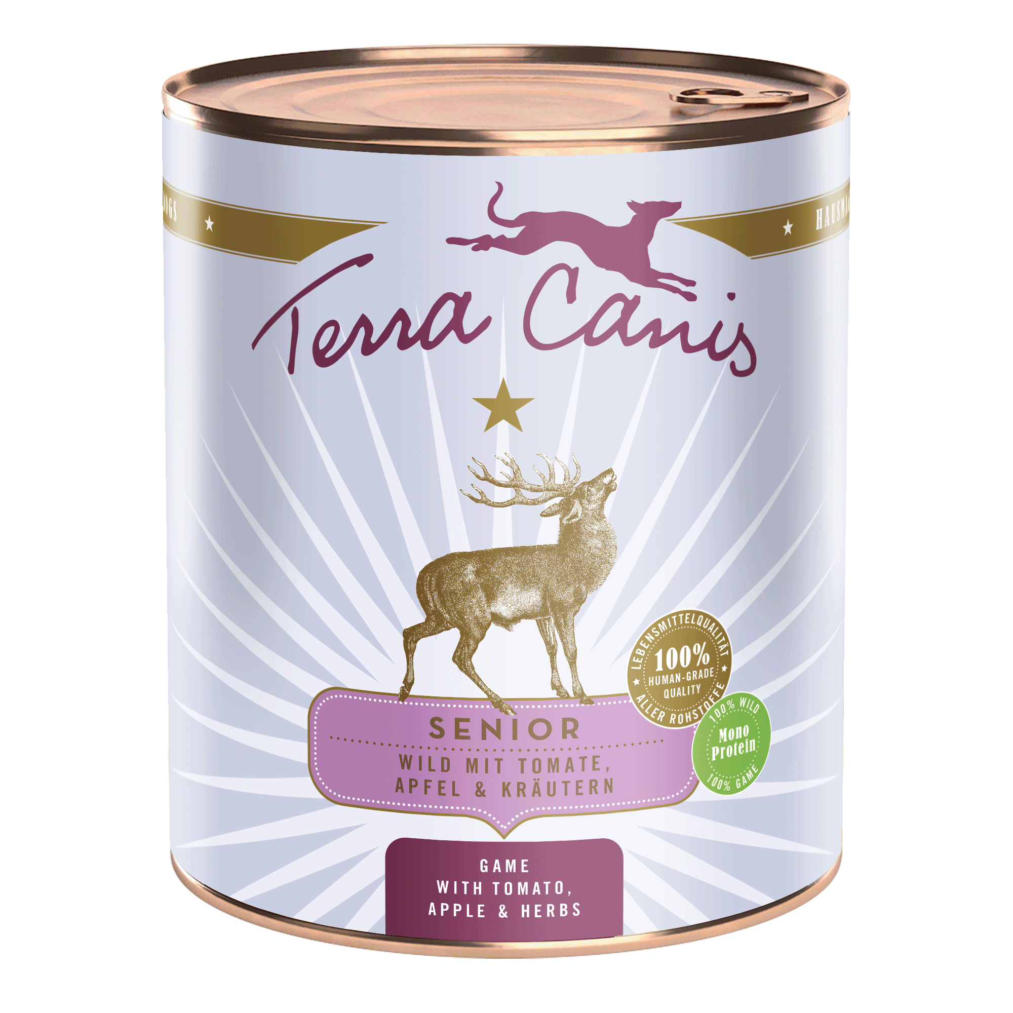 Terra Canis Senior | Wild mit Tomate, Apfel und Gesundheitskräutern 800g