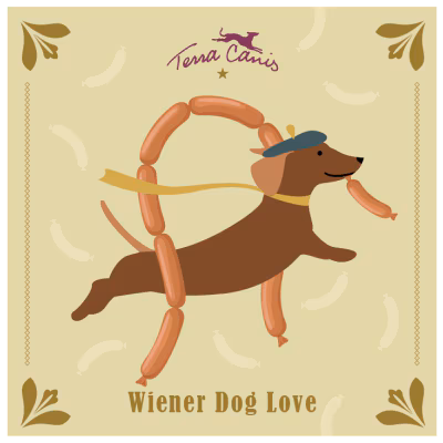  TC Magnet Sausage Dog Love