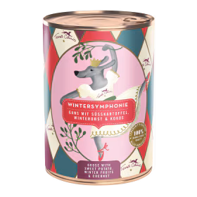 Wintersymphonie - Gans mit Süßkartoffel, Winterobst und Kokos Wintersymphonie - Gans mit Süßkartoffel, Winterobst und Kokos