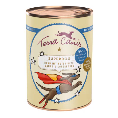 Superdog – Huhn mit roter Bete, Mango und Superfoods