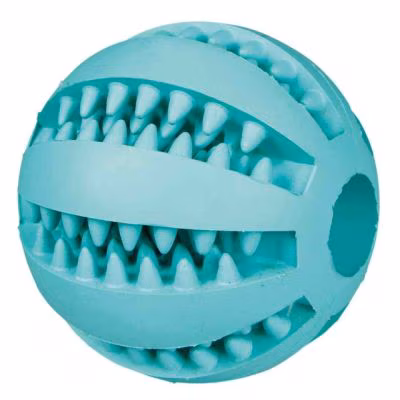 Denta Fun Ball, Minzgeschmack, Naturgummi, ø 5 cm