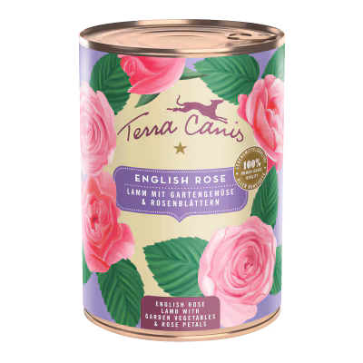 Rosa inglese: agnello con verdure miste e petali di rosa