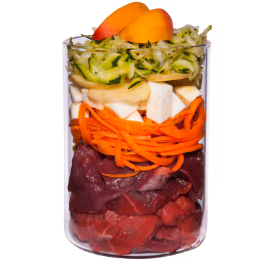 Rind mit Sellerie, Aprikose und Gesundheitskräutern