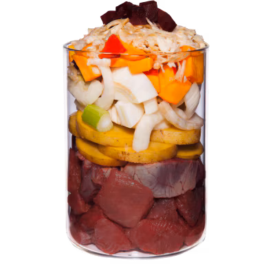 Cavallo con rutabaga, finocchio e salvia